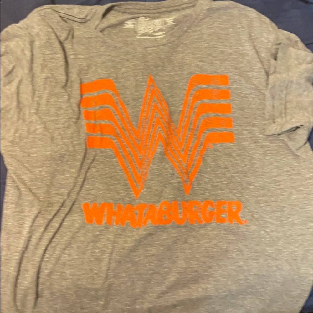 What’s burger short sleeve shirt